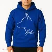 Blue Heeler Cattle Dog Profile Dog Mom Gift Present Cool Gift Hoodie thumb 2