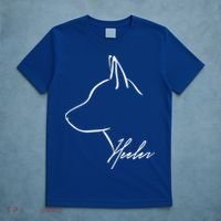 Blue Heeler Cattle Dog Profile Dog Mom Gift Present Cool Gift T-Shirt thumb 5
