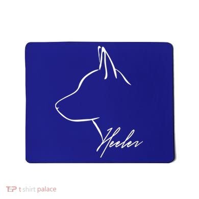 Blue Heeler Cattle Dog Profile Dog Mom Gift Present Cool Gift Mousepad