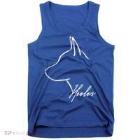 Blue Heeler Cattle Dog Profile Dog Mom Gift Present Cool Gift Tank Top thumb 0