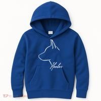 Blue Heeler Cattle Dog Profile Dog Mom Gift Present Cool Gift Kids Hoodie thumb 0