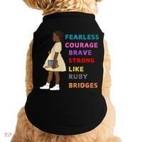 Black History Civil Rights Ruby Bridges Brave Doggie Tank thumb 0