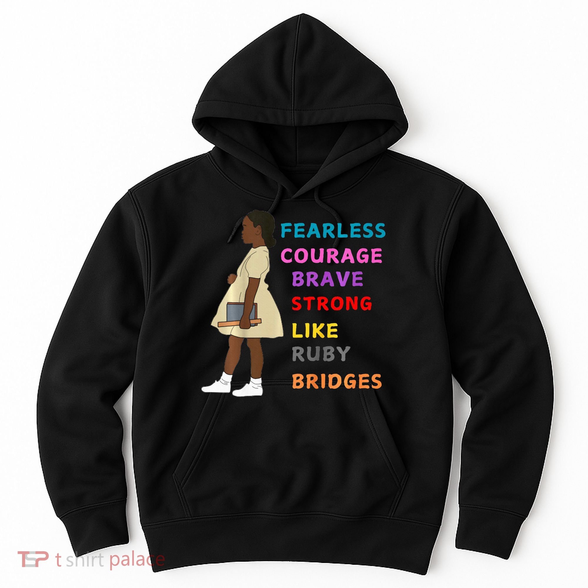 Black History Civil Rights Ruby Bridges Brave Hoodie
