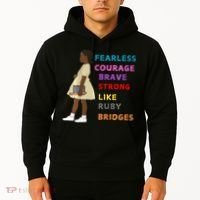 Black History Civil Rights Ruby Bridges Brave Hoodie thumb 2