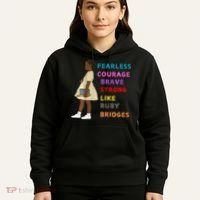 Black History Civil Rights Ruby Bridges Brave Hoodie thumb 5