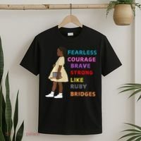 Black History Civil Rights Ruby Bridges Brave T-Shirt thumb 2