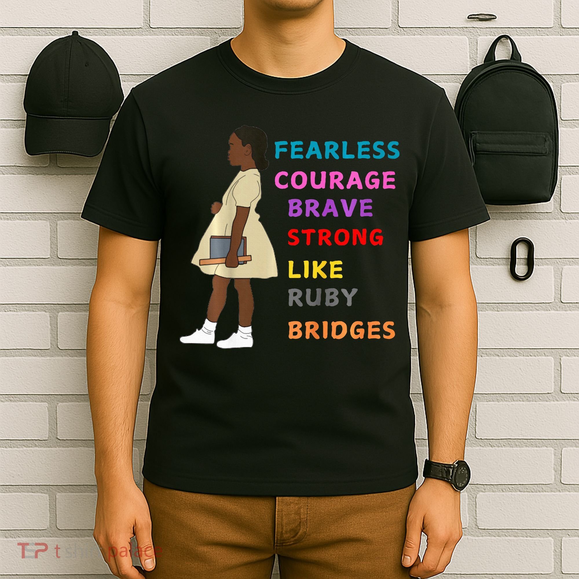 Black History Civil Rights Ruby Bridges Brave T-Shirt