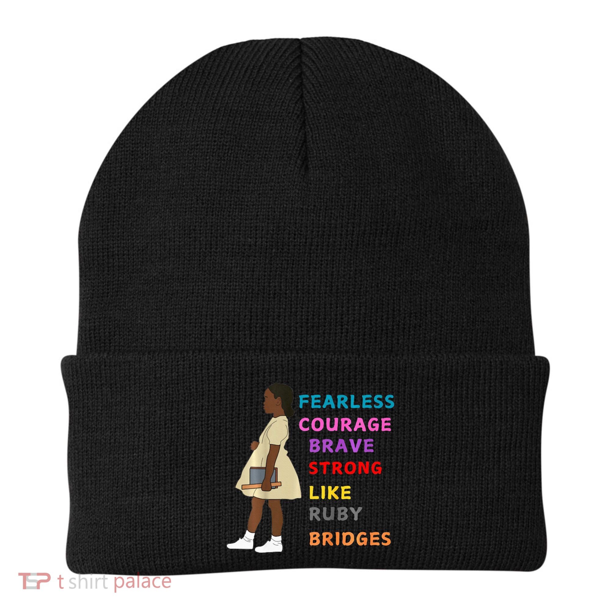 Black History Civil Rights Ruby Bridges Brave Beanie