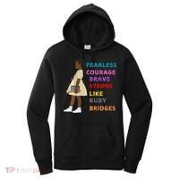Black History Civil Rights Ruby Bridges Brave Women's Hoodie thumb 0