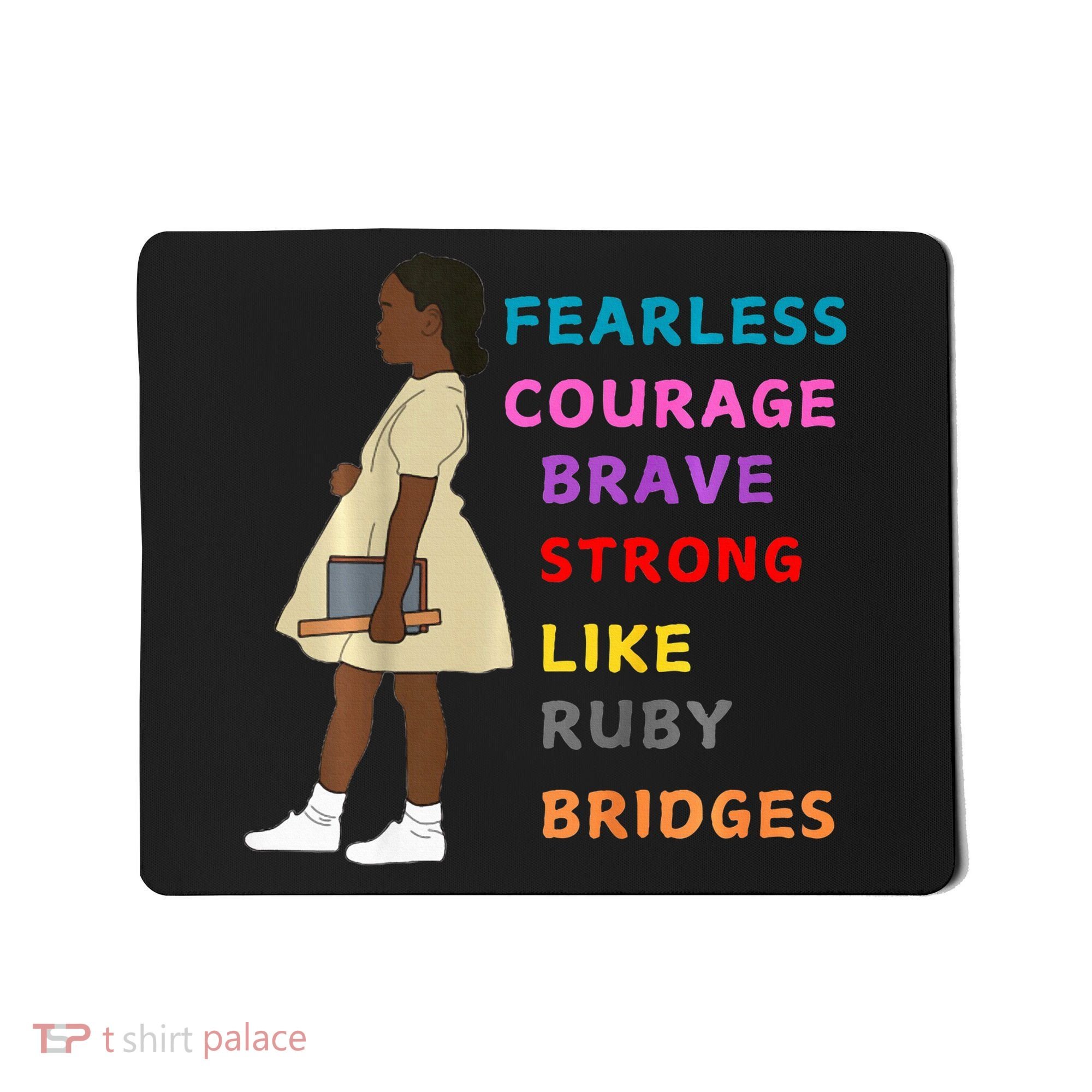 Black History Civil Rights Ruby Bridges Brave Mousepad