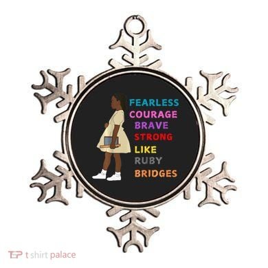 Black History Civil Rights Ruby Bridges Brave Ornament