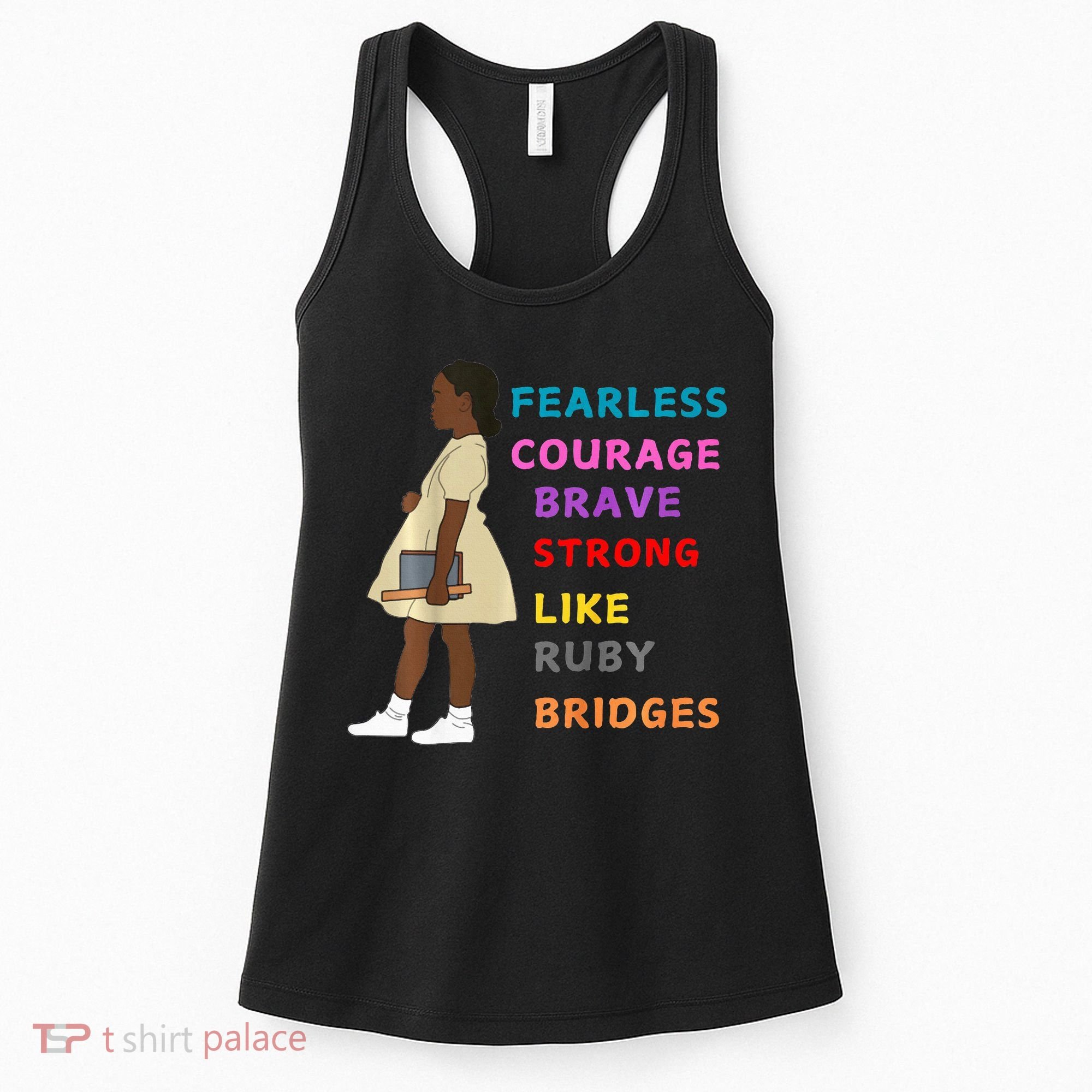 Black History Civil Rights Ruby Bridges Brave Women's Tank Top