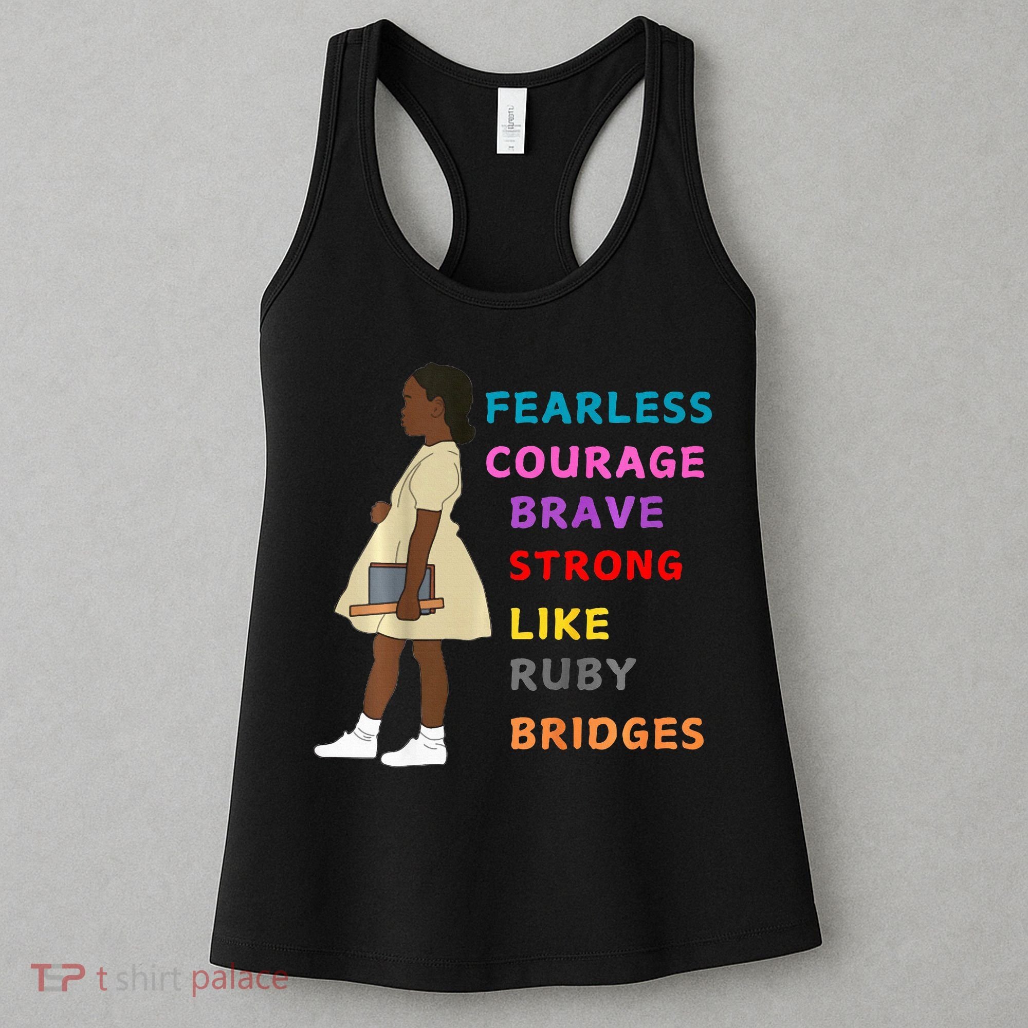 Black History Civil Rights Ruby Bridges Brave Women's Tank Top