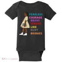 Black History Civil Rights Ruby Bridges Brave Baby Bodysuit thumb 0