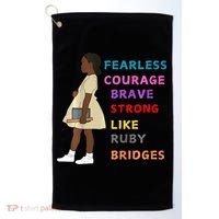 Black History Civil Rights Ruby Bridges Brave Golf Towel thumb 0