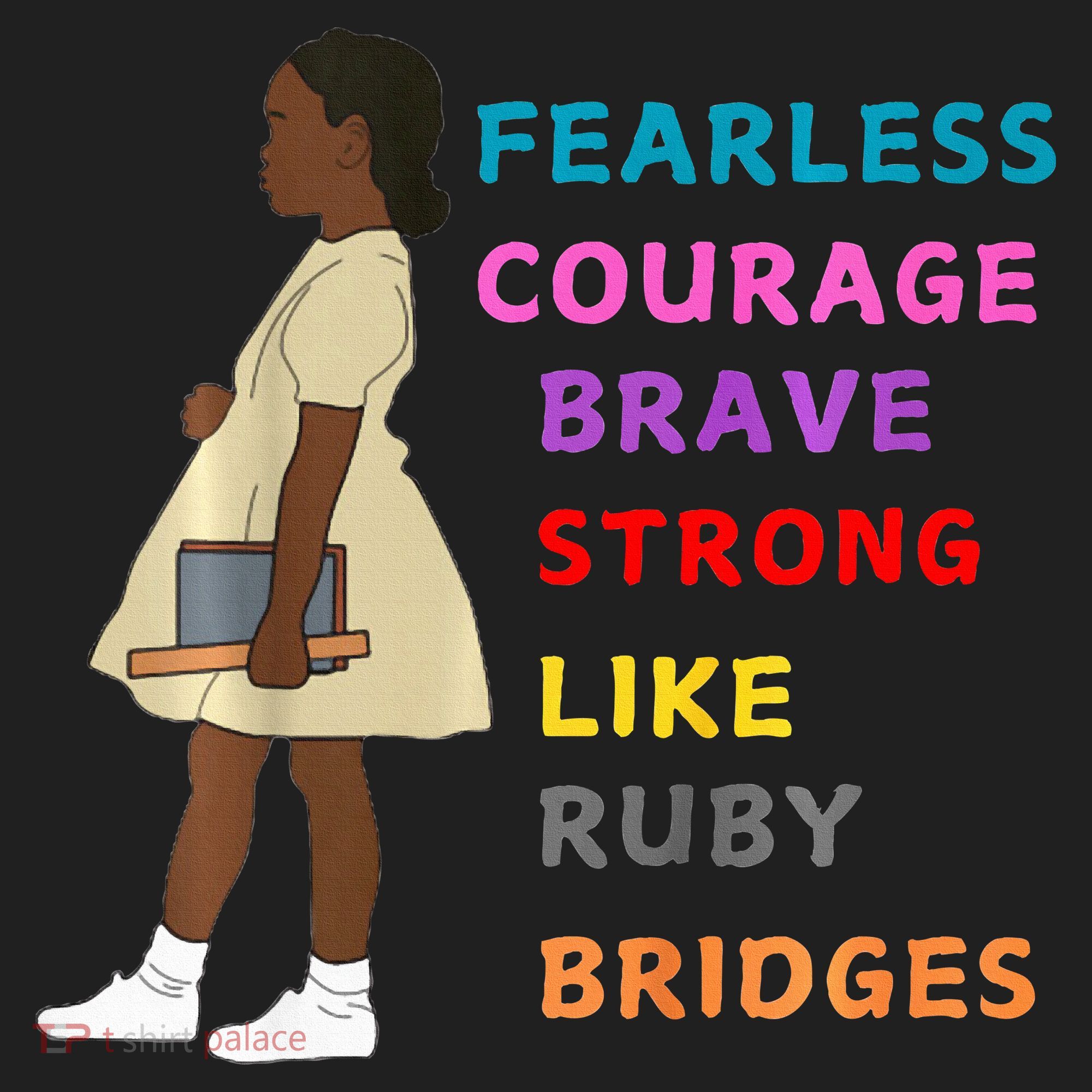 Black History Civil Rights Ruby Bridges Brave Golf Towel