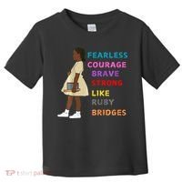 Black History Civil Rights Ruby Bridges Brave Toddler T-Shirt thumb 0