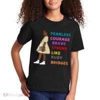 Black History Civil Rights Ruby Bridges Brave Kids T-Shirt thumb 2