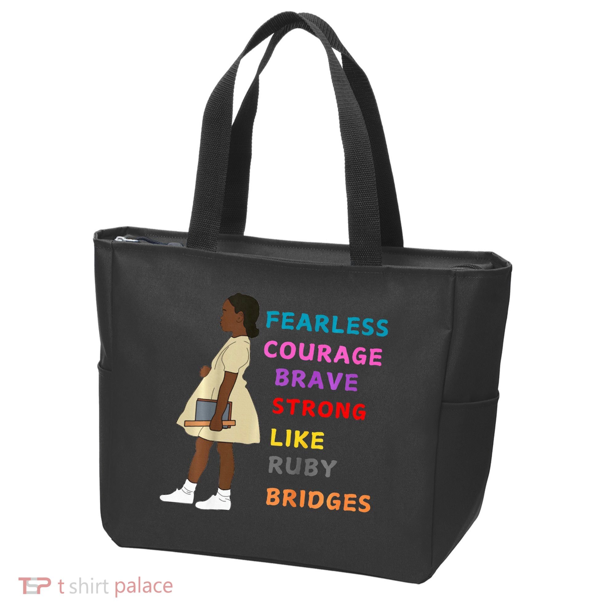 Black History Civil Rights Ruby Bridges Brave Tote Bag