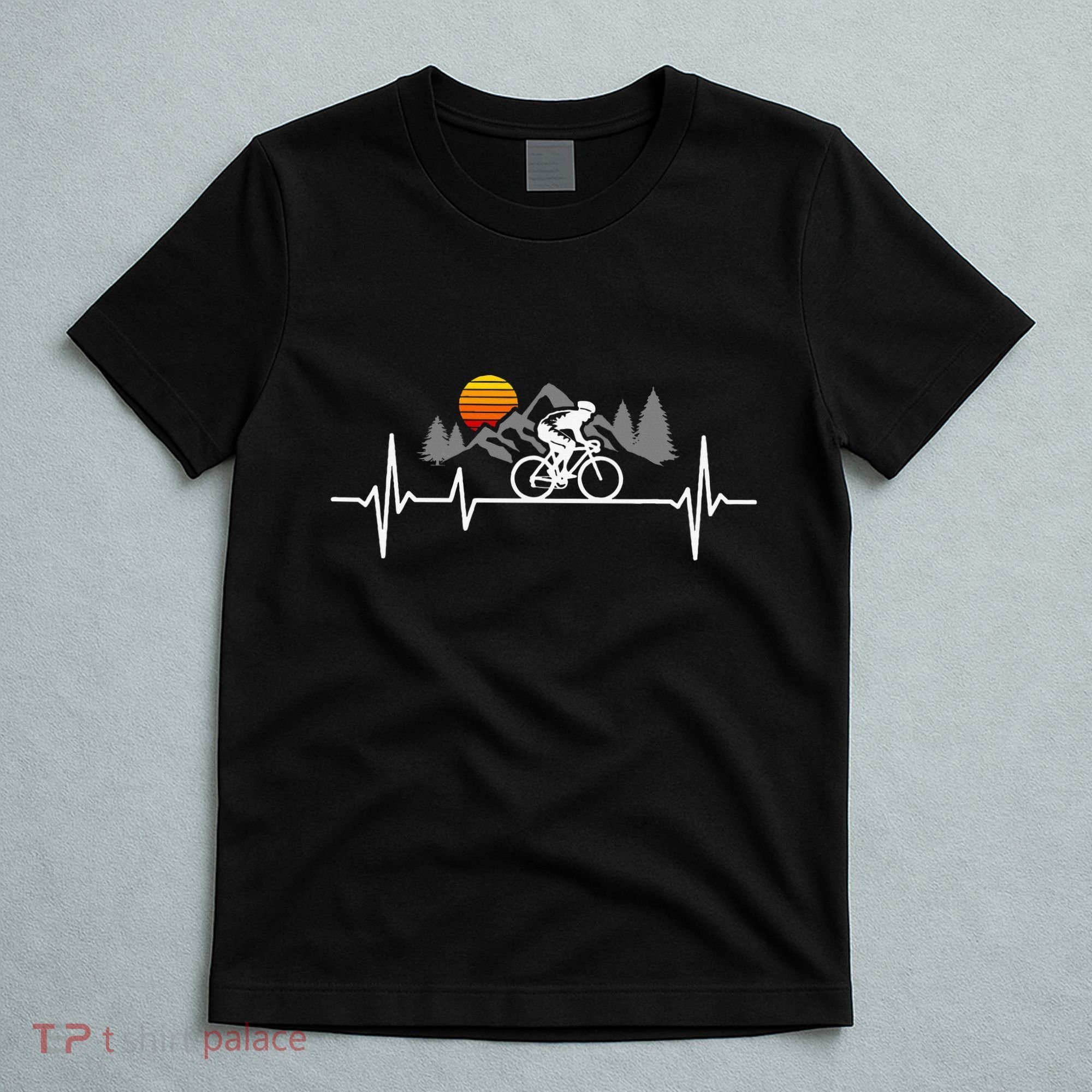 Bicycle Heartbeat Cycling Cyclist T-Shirt