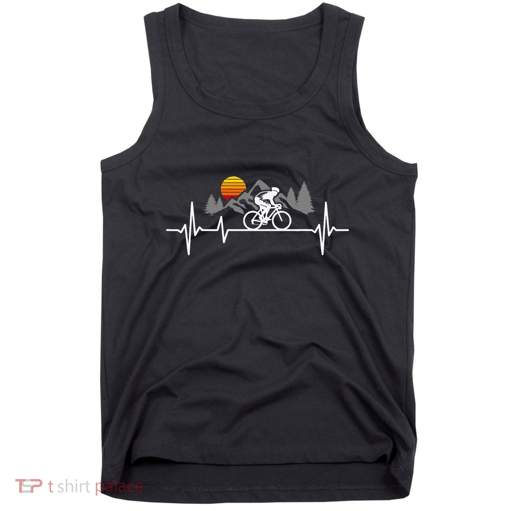 Bicycle Heartbeat Cycling Cyclist Tank Top