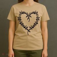 Bichota Heart Cute Music T-Shirt thumb 4
