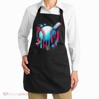 Baseball Homeplate Drip Ice Cream Sprinkles Dripping Candy Apron thumb 2