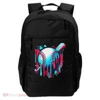 Baseball Homeplate Drip Ice Cream Sprinkles Dripping Candy Backpack thumb 0