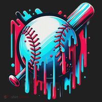 Baseball Homeplate Drip Ice Cream Sprinkles Dripping Candy Hat thumb 2