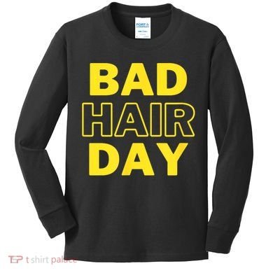 Bad Hair Day Kids Long Sleeve Shirt