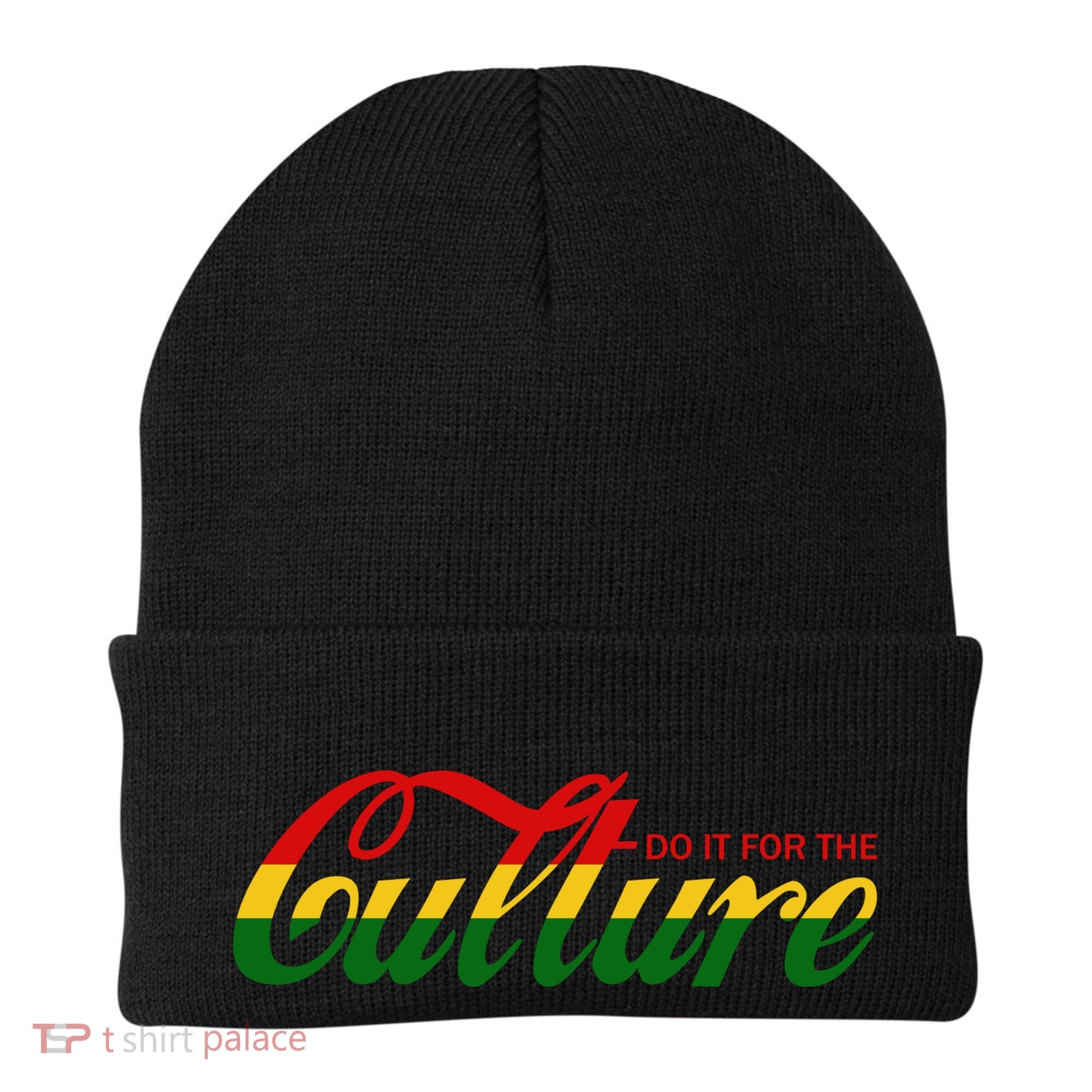 Black History Do It For The Culture Cola Pop Logo Beanie