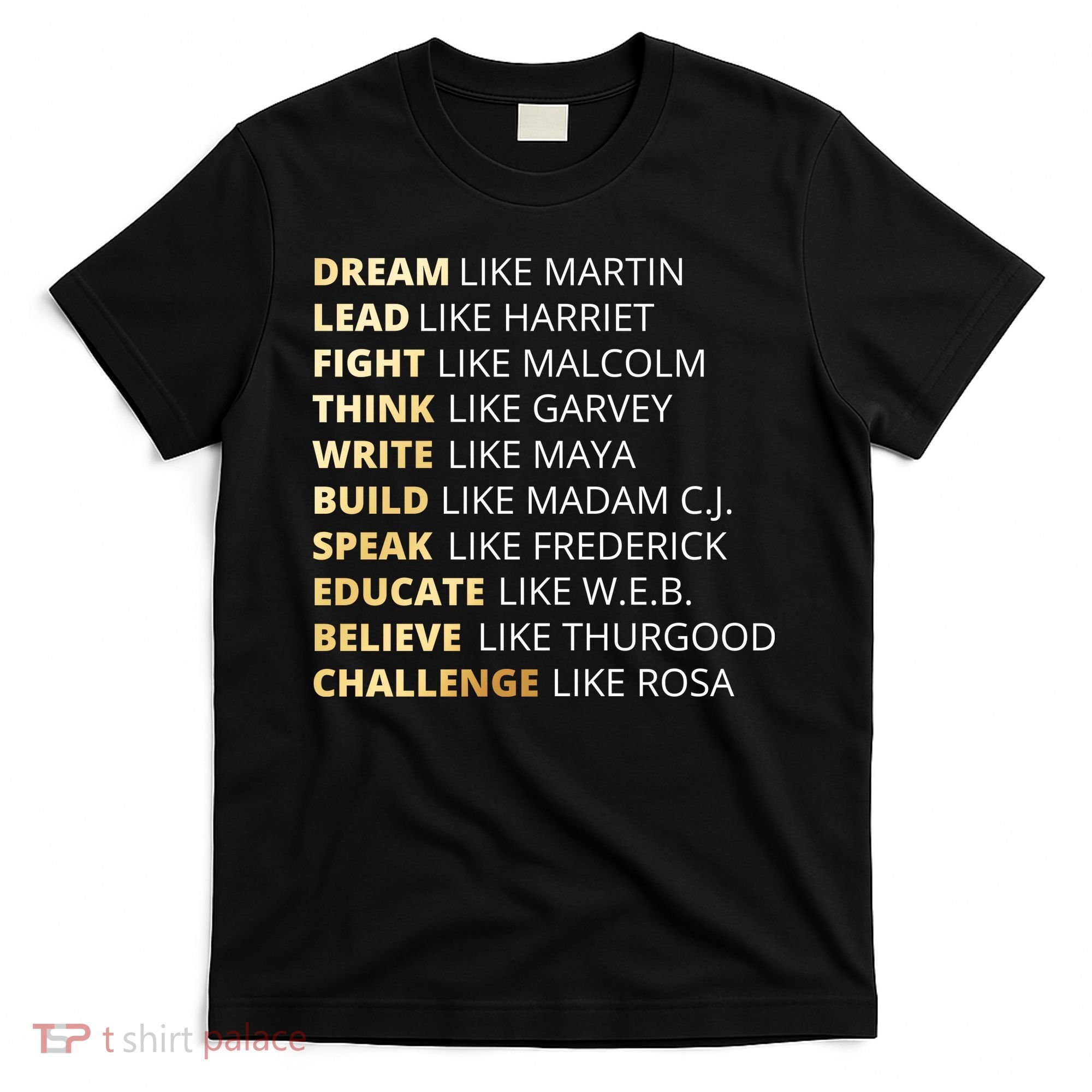 Black History Dream Like Martin T-Shirt