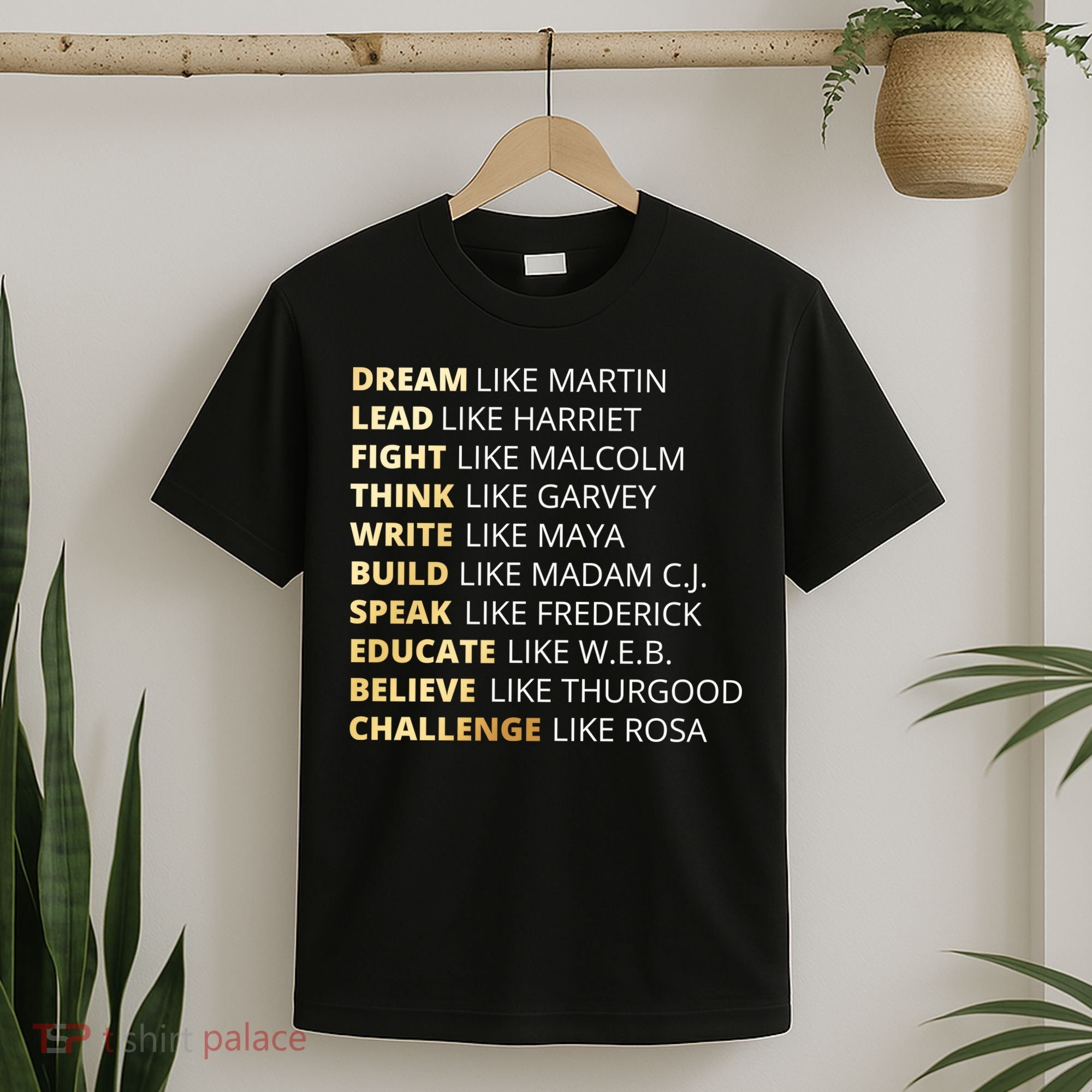 Black History Dream Like Martin T-Shirt