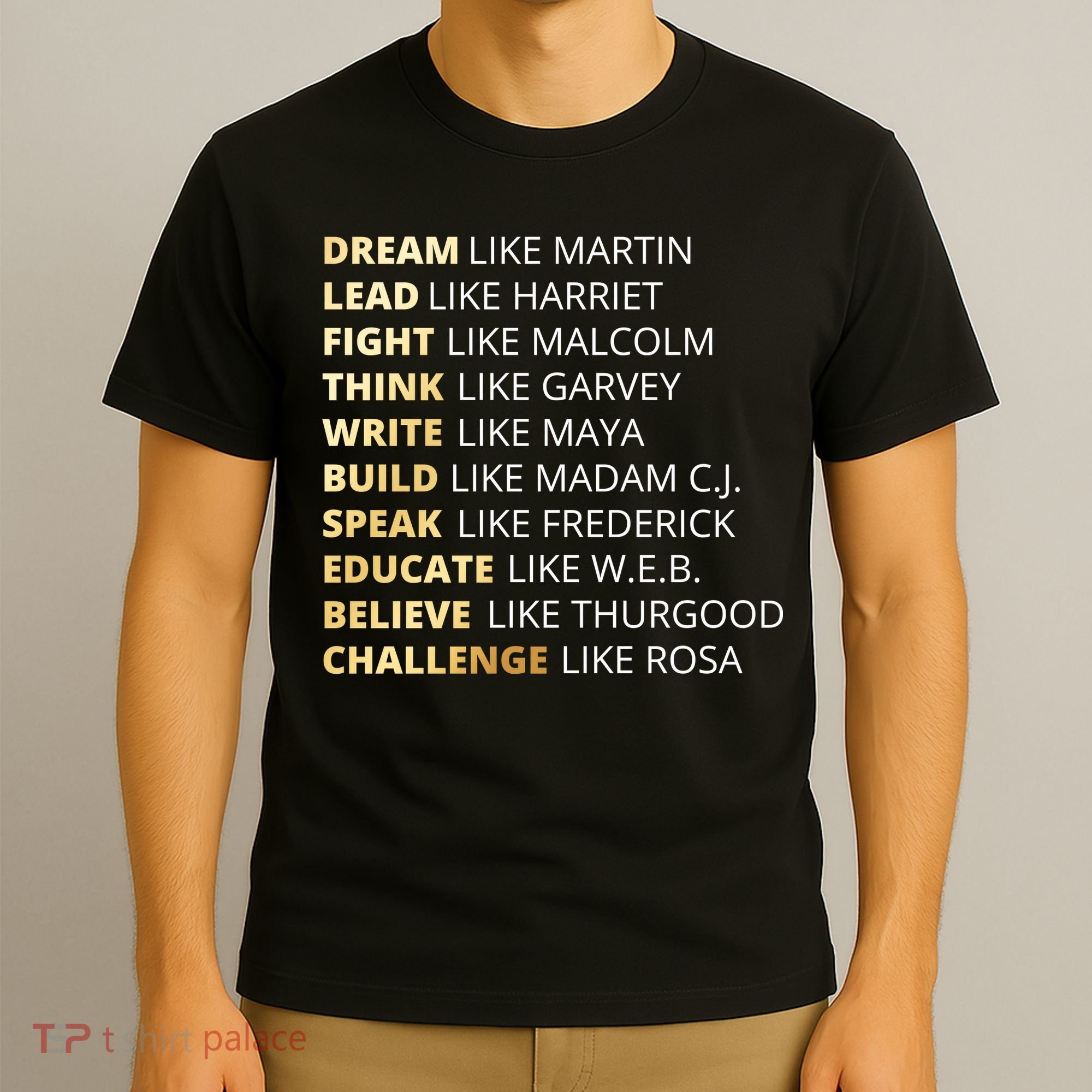 Black History Dream Like Martin T-Shirt