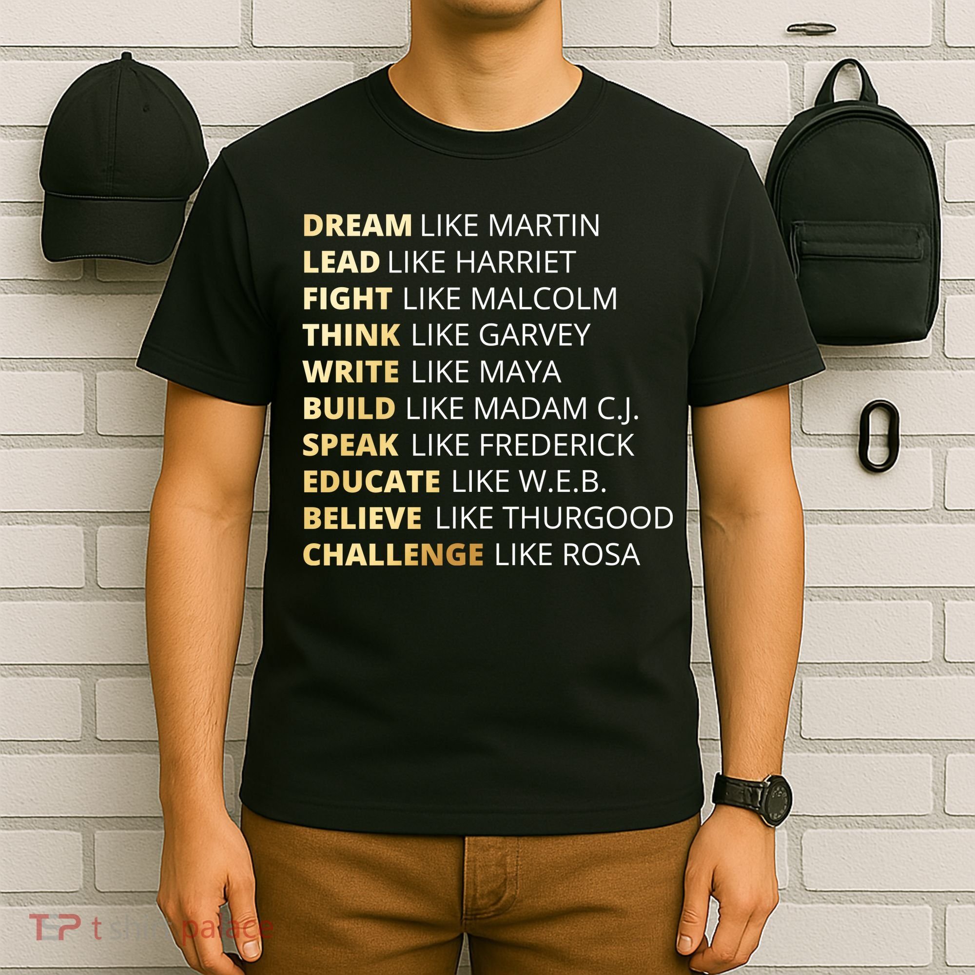 Black History Dream Like Martin T-Shirt