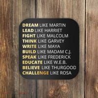 Black History Dream Like Martin Coaster thumb 0