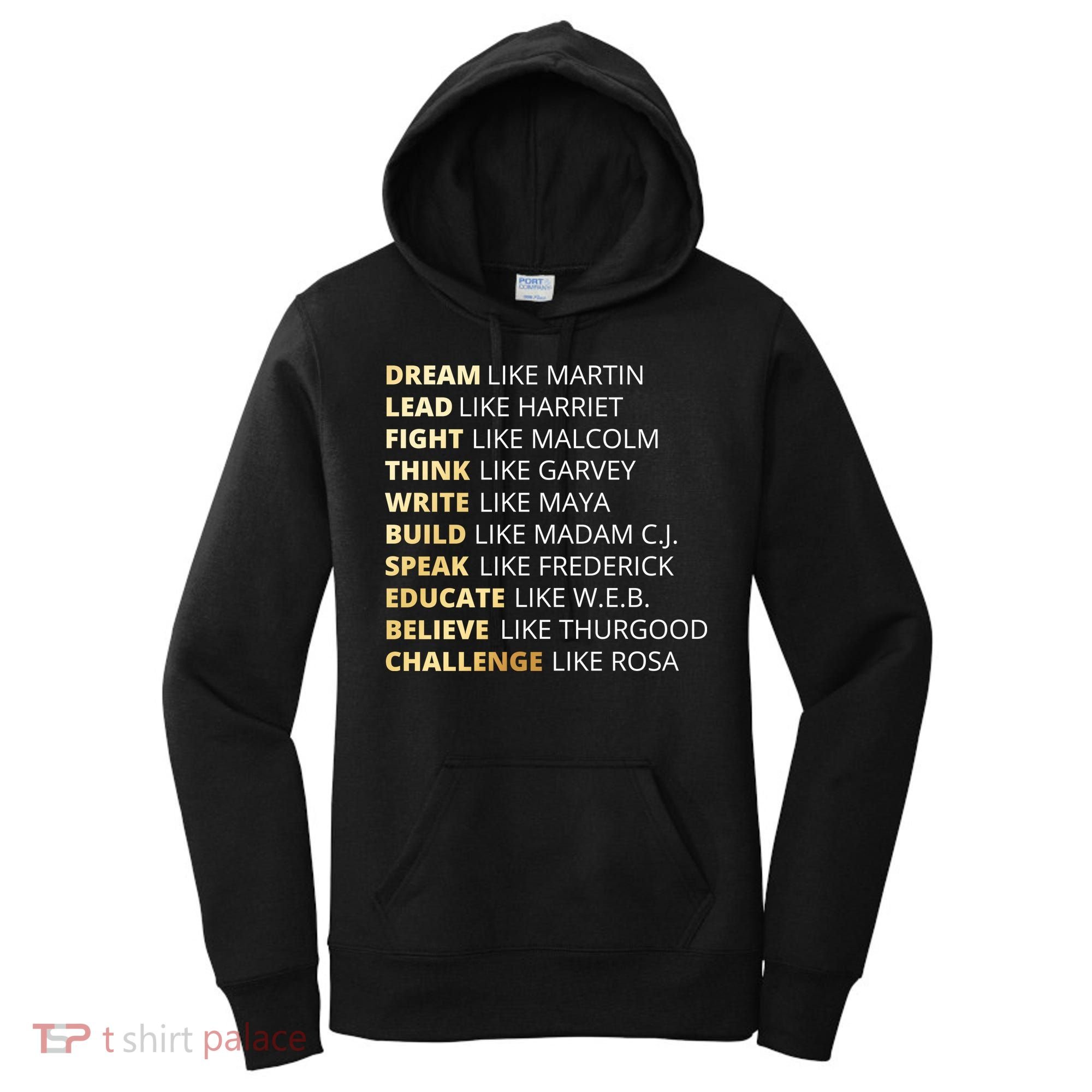 Black History Dream Like Martin Women's Hoodie