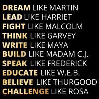 Black History Dream Like Martin Ornament thumb 1