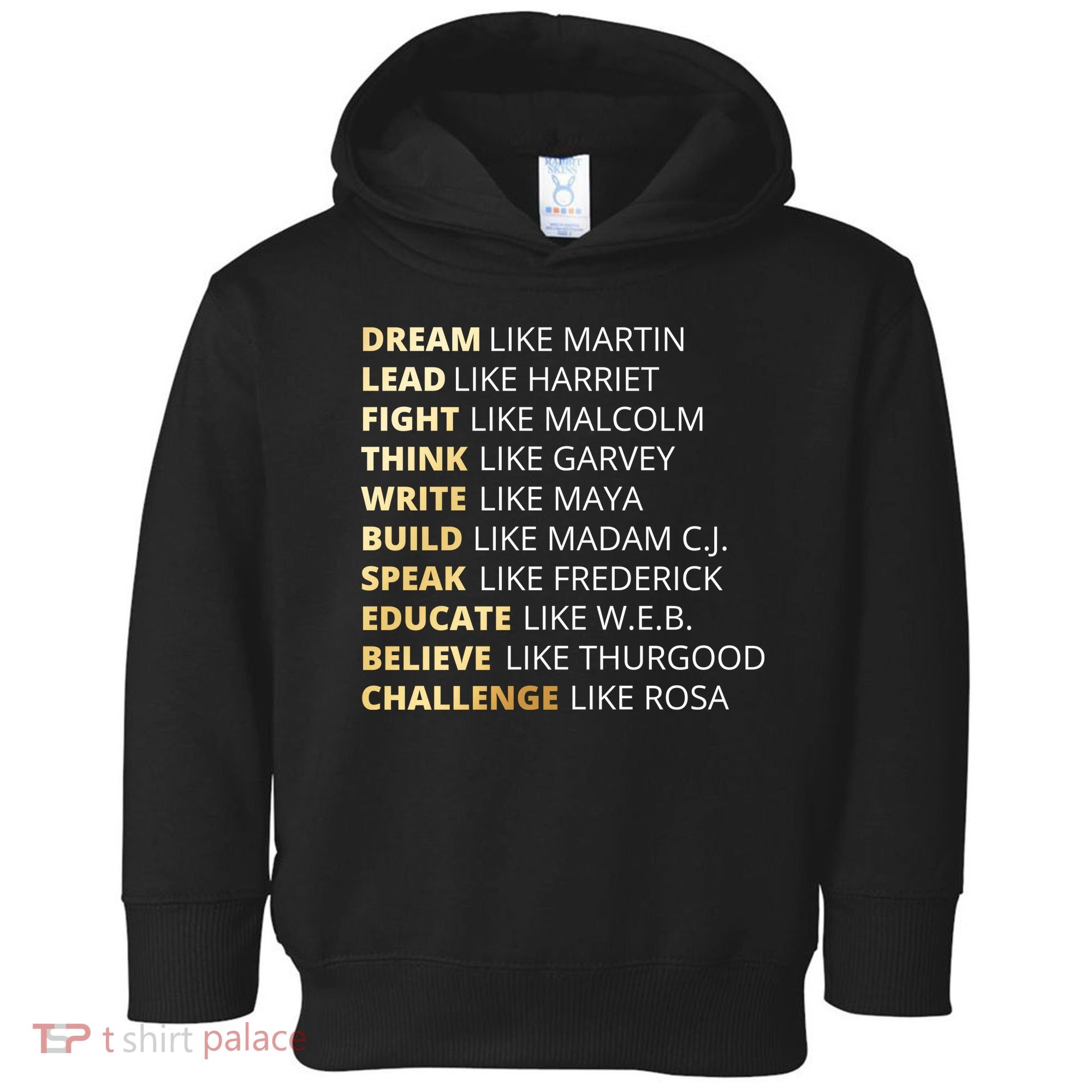 Black History Dream Like Martin Toddler Hoodie