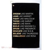 Black History Dream Like Martin Golf Towel thumb 0