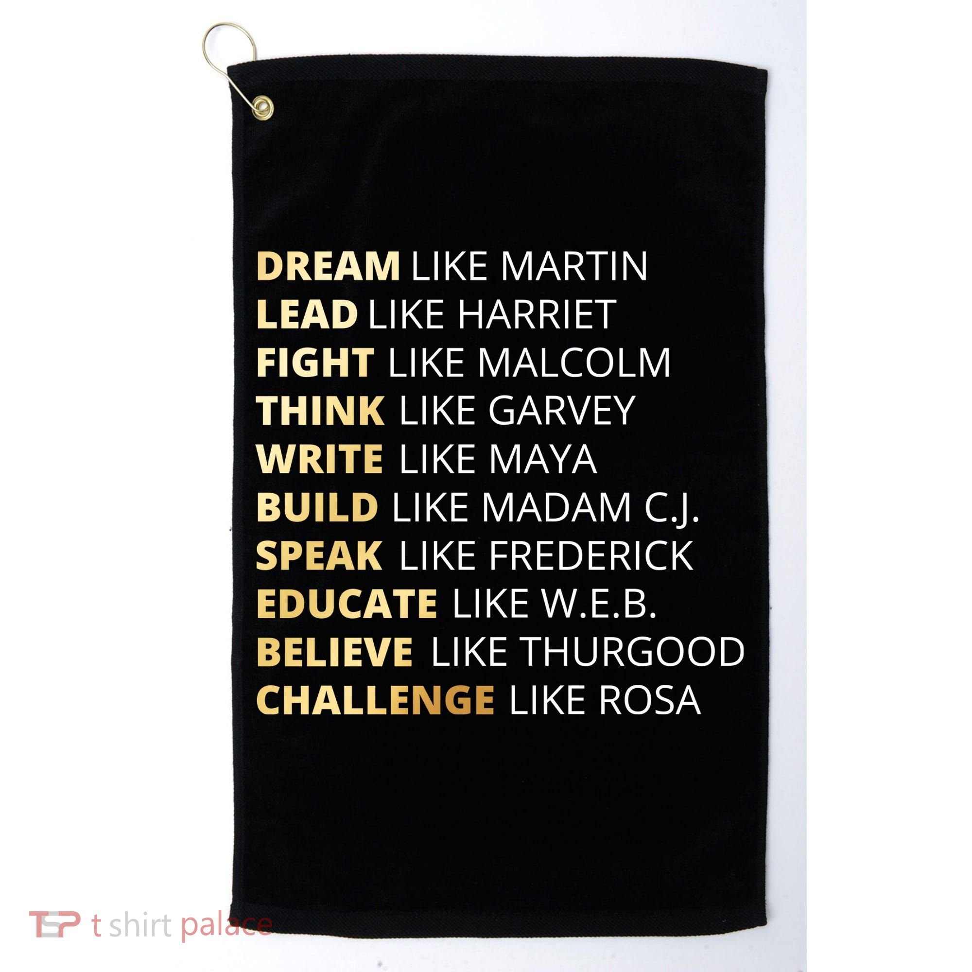 Black History Dream Like Martin Golf Towel