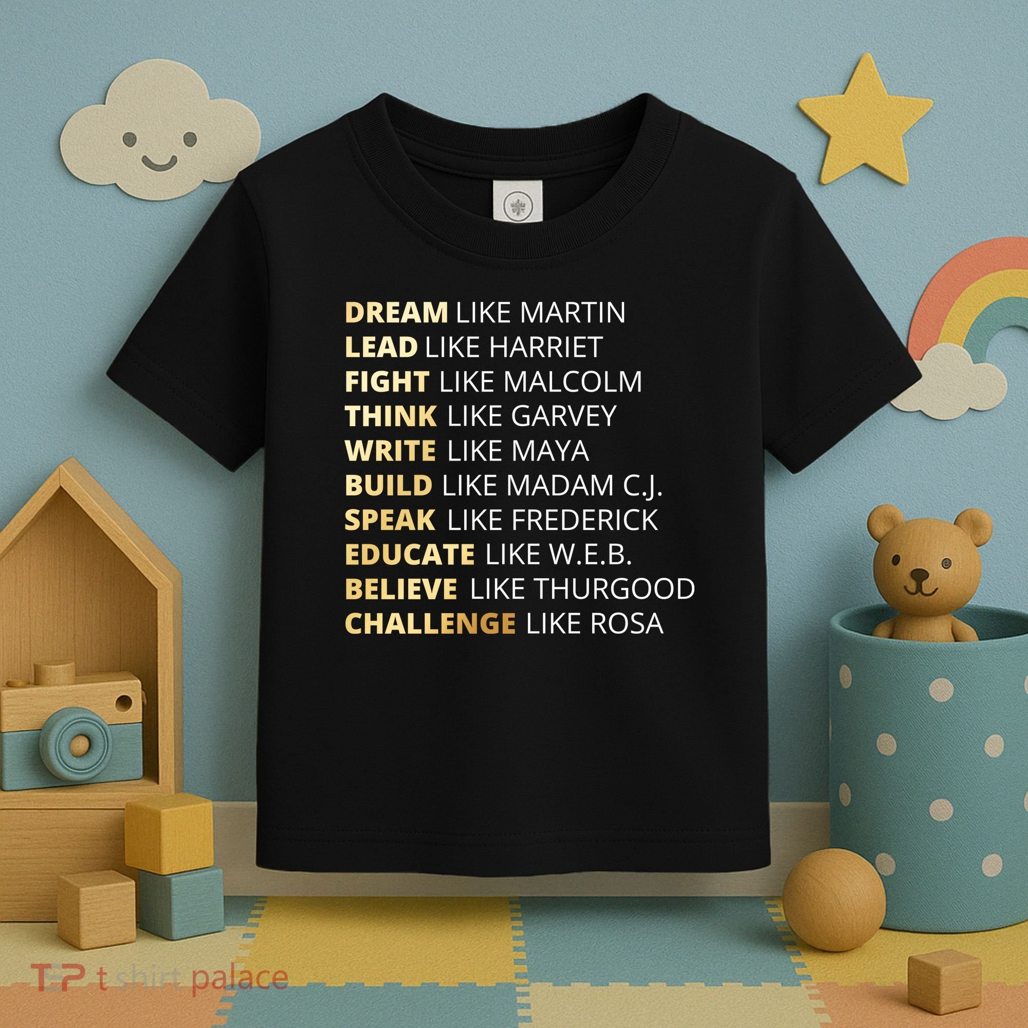 Black History Dream Like Martin Toddler T-Shirt