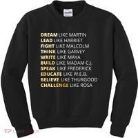 Black History Dream Like Martin Kids Sweatshirt thumb 0