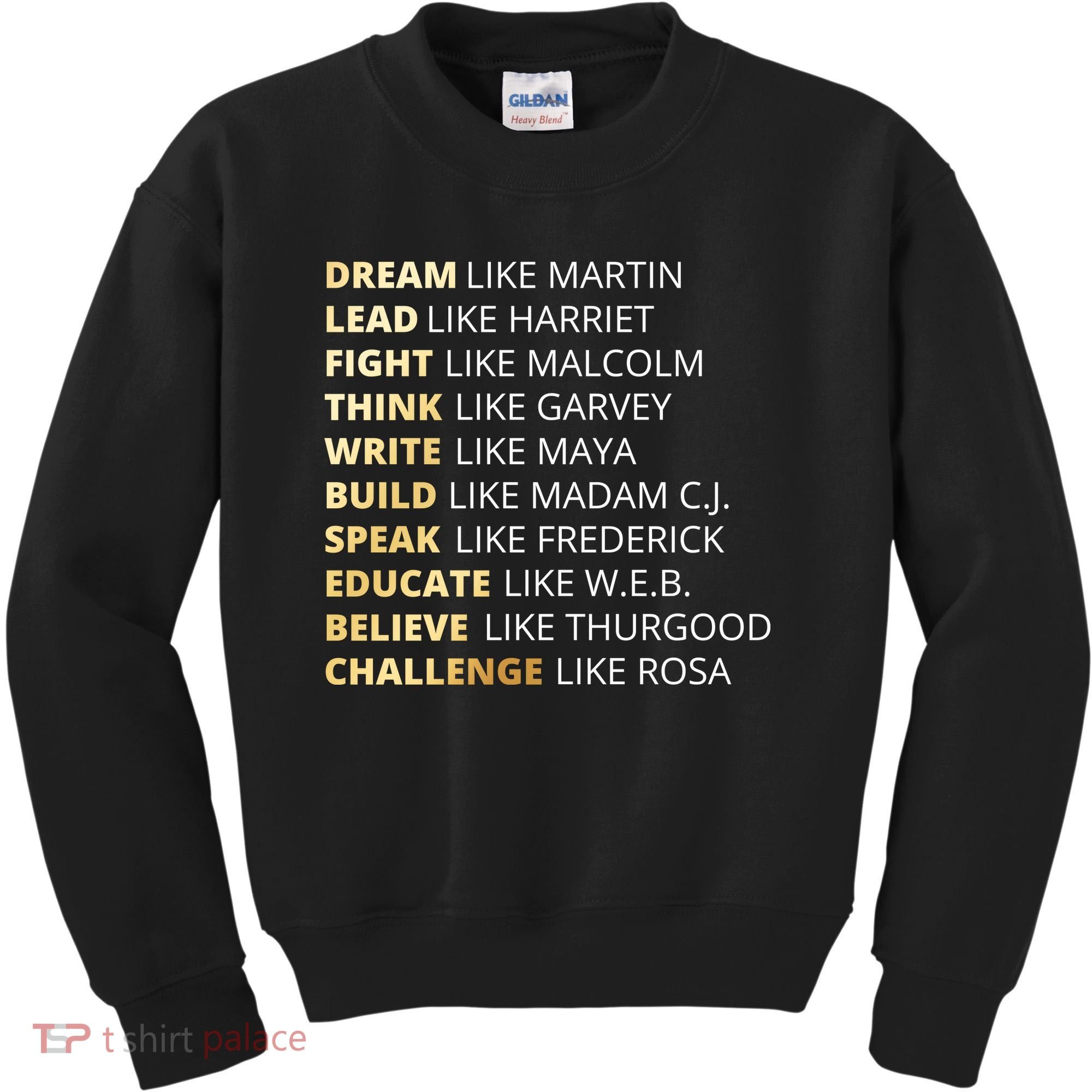 Black History Dream Like Martin Kids Sweatshirt