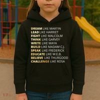 Black History Dream Like Martin Kids Hoodie thumb 3