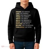 Black History Dream Like Martin Kids Hoodie thumb 4