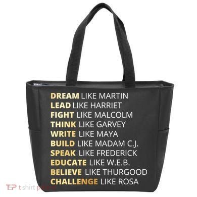 Black History Dream Like Martin Tote Bag