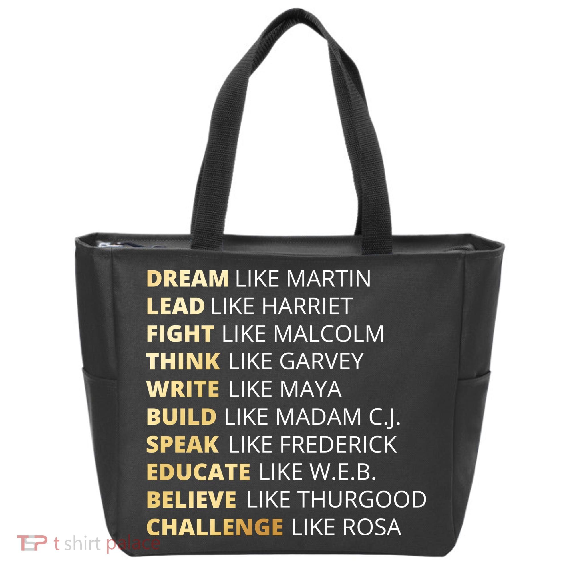 Black History Dream Like Martin Tote Bag