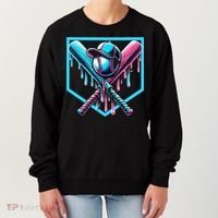 Baseball Home Drip  Baseball Bat Gift Women's Sweatshirt thumb 0