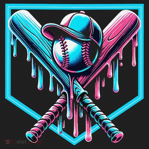Baseball Home Drip  Baseball Bat Gift Women's Sweatshirt
